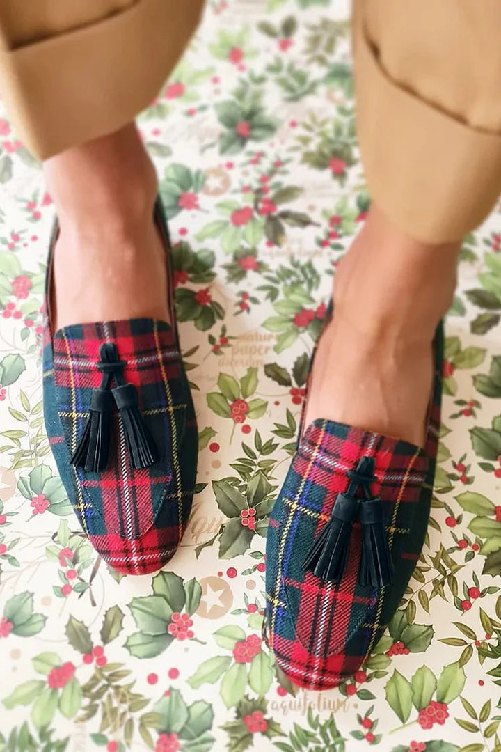 HARPER & JUNE | SCOTTISH CHIC LOAFER WITH FRINGES