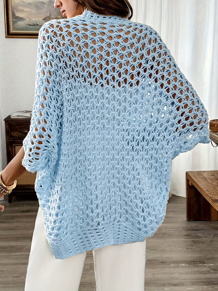 NORTHLINE STUDIO | OPEN-WEAVE CROCHET CARDIGAN