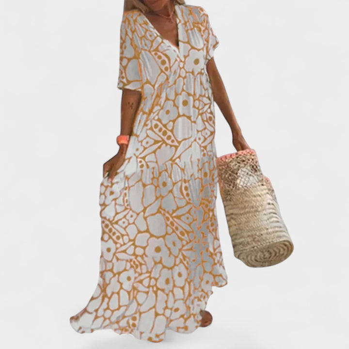 CHRISTIE | RELAXED FLORAL MAXI DRESS