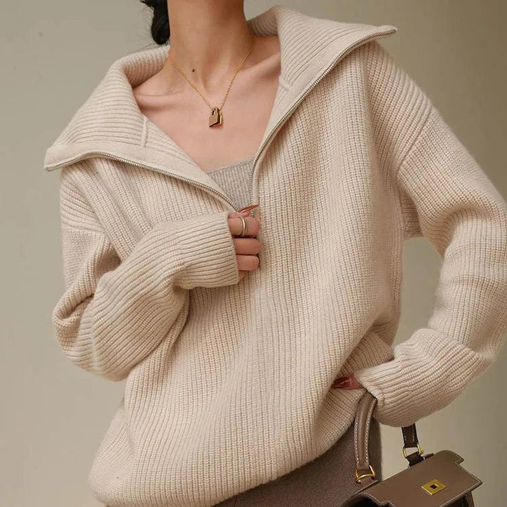 NORTHLINE STUDIO | Zipper Sweater