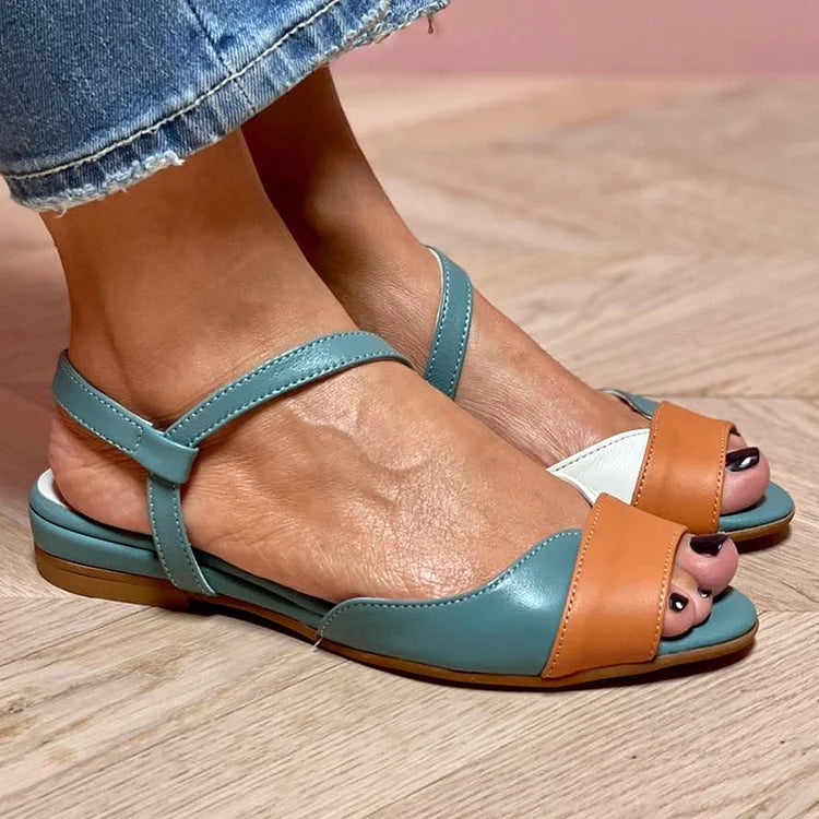 HARPER & JUNE | COLOR BLOCK SANDALS