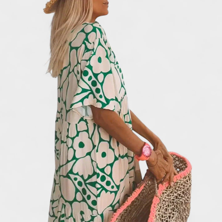 CHRISTIE | RELAXED FLORAL MAXI DRESS