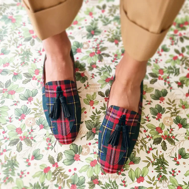 HARPER & JUNE | SCOTTISH CHIC LOAFER WITH FRINGES
