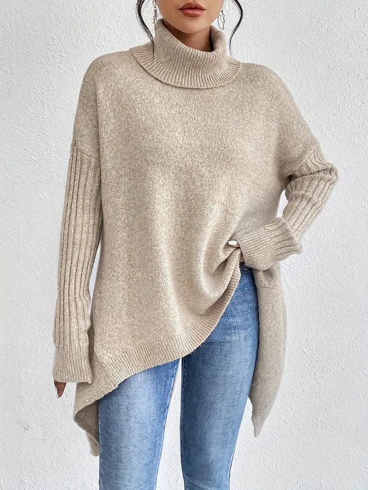 RELAXED TURTLENECK SWEATER