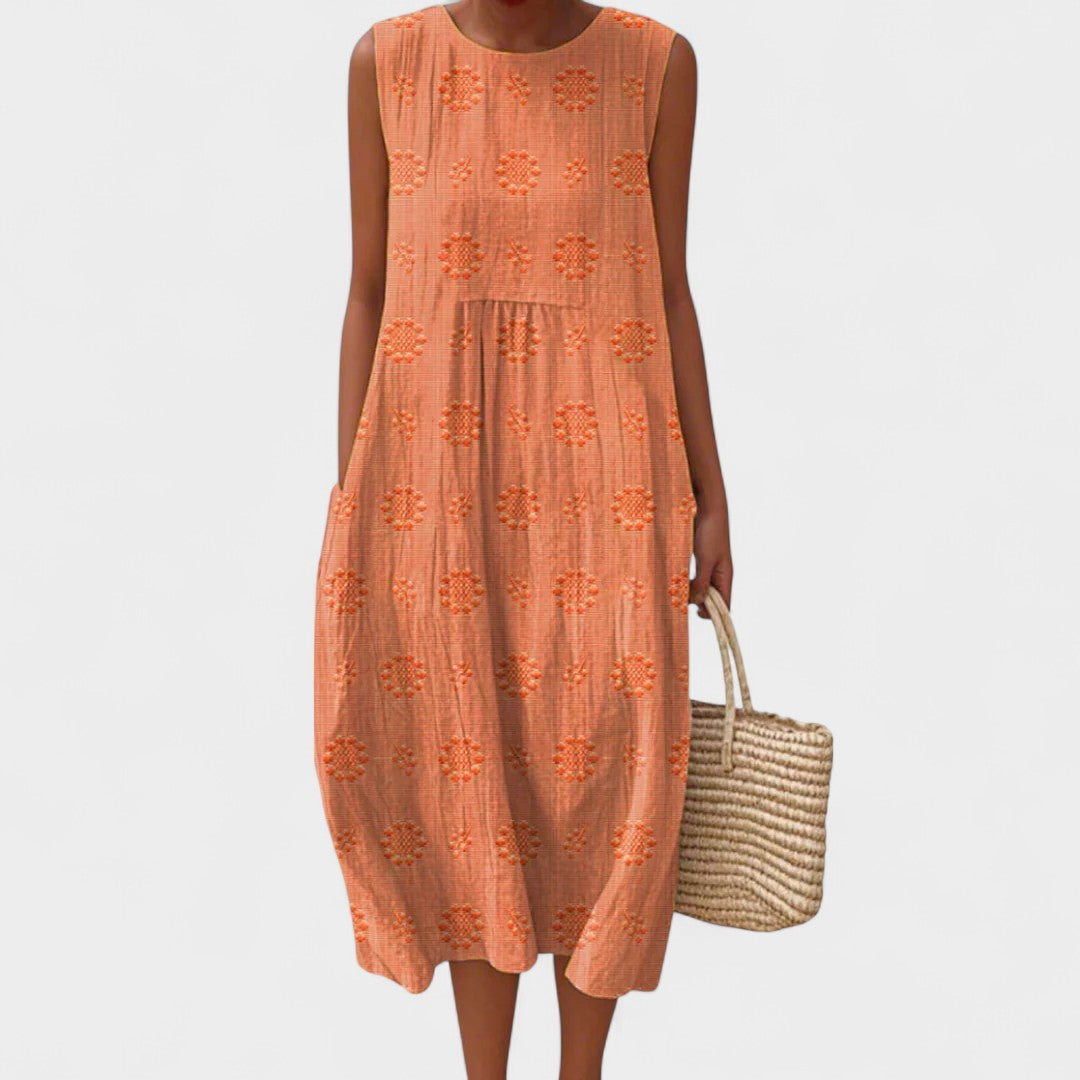 MADELINE | RELAXED EMBROIDERED DRESS