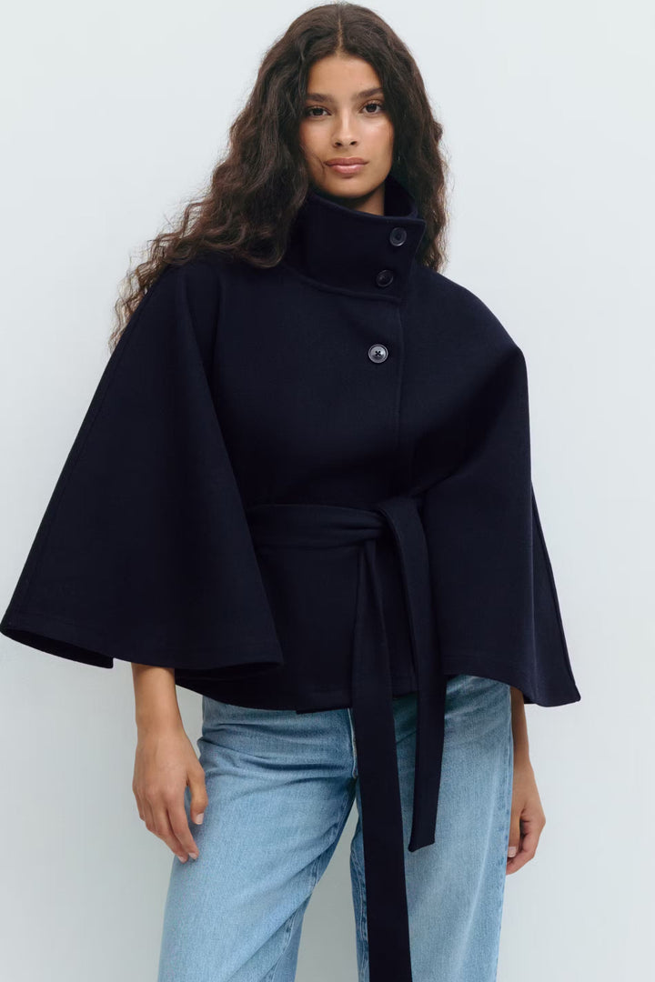 NORTHLINE STUDIO | Belt Cape Jacket
