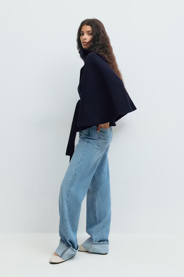 NORTHLINE STUDIO | Belt Cape Jacket