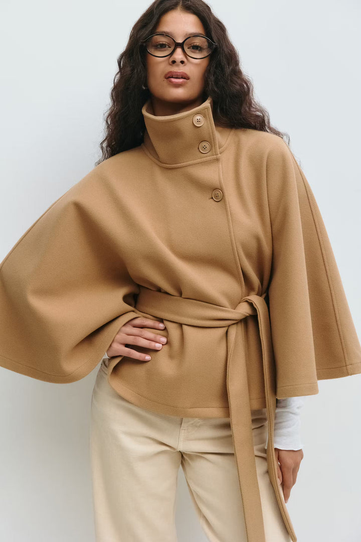 NORTHLINE STUDIO | Belt Cape Jacket