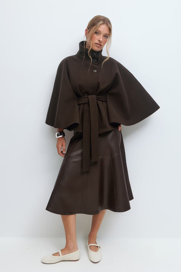 NORTHLINE STUDIO | Belt Cape Jacket