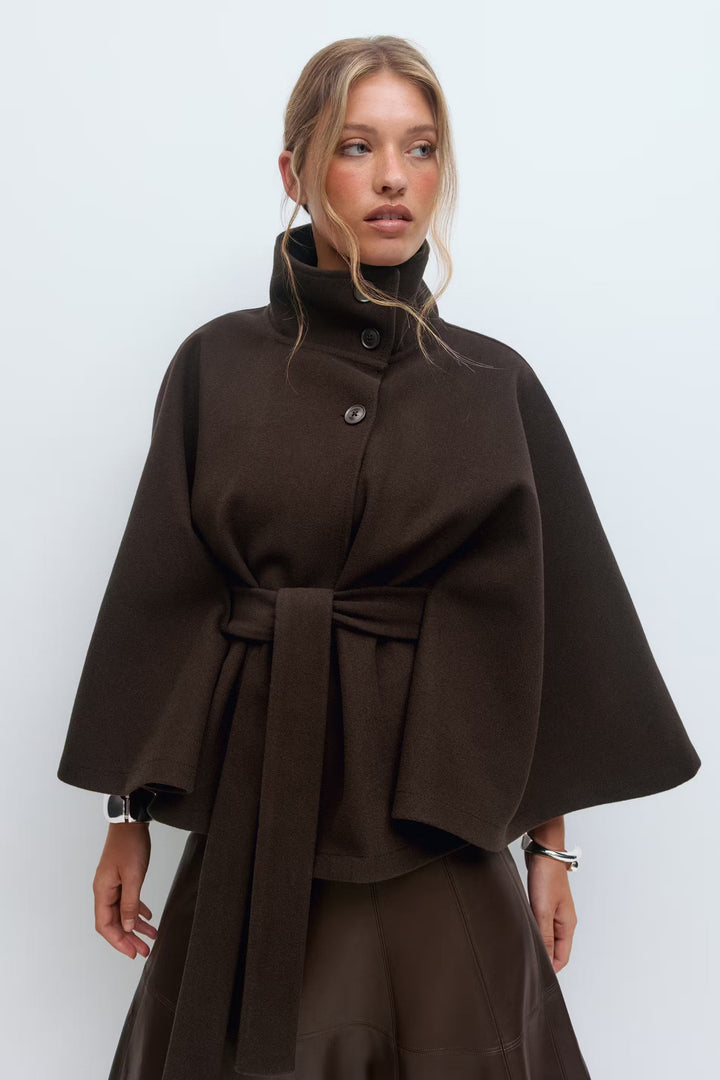 NORTHLINE STUDIO | Belt Cape Jacket