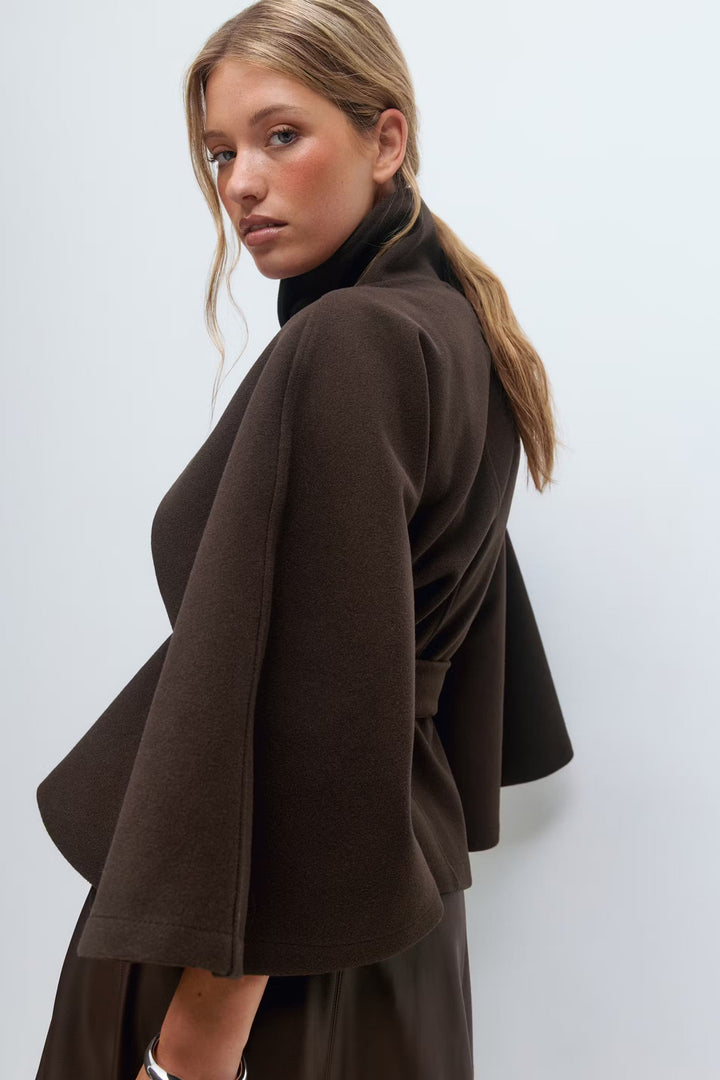 NORTHLINE STUDIO | Belt Cape Jacket