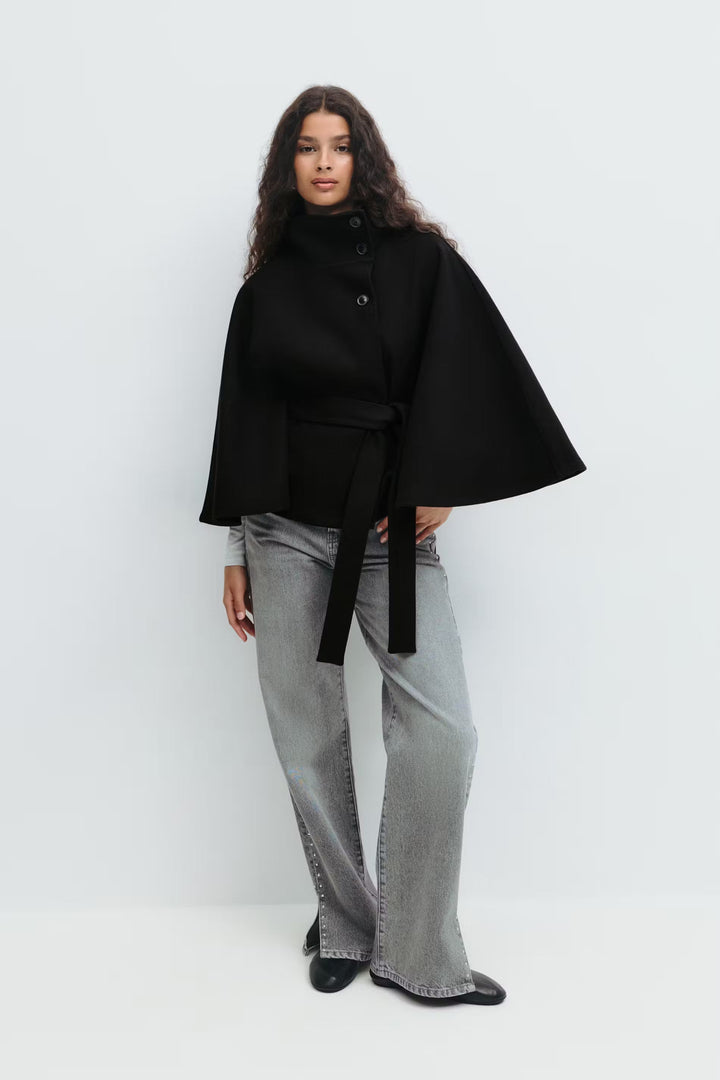 NORTHLINE STUDIO | Belt Cape Jacket