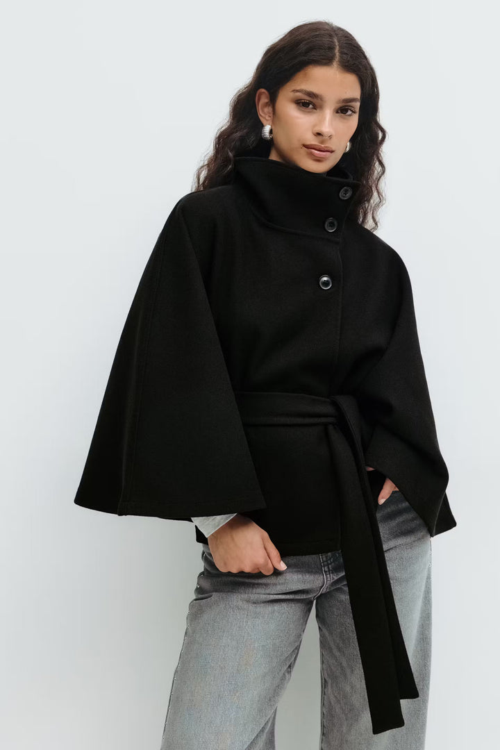 NORTHLINE STUDIO | Belt Cape Jacket
