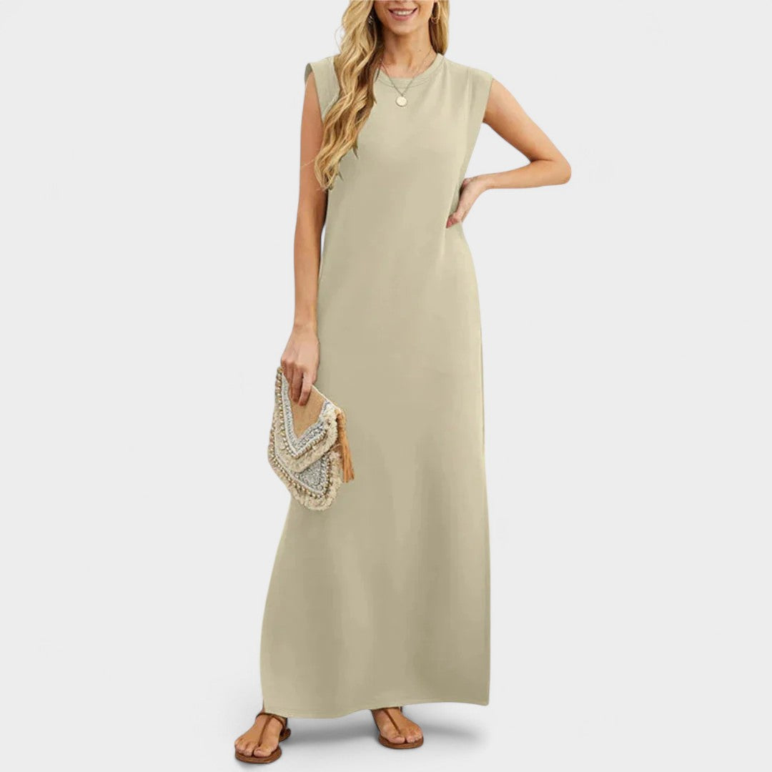ELENA | SLEEVELESS MAXI DRESS