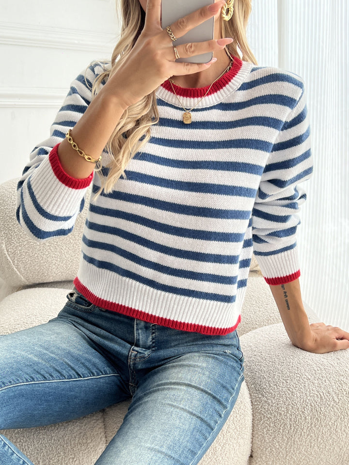 NORTHLINE STUDIO | Striped Crewneck