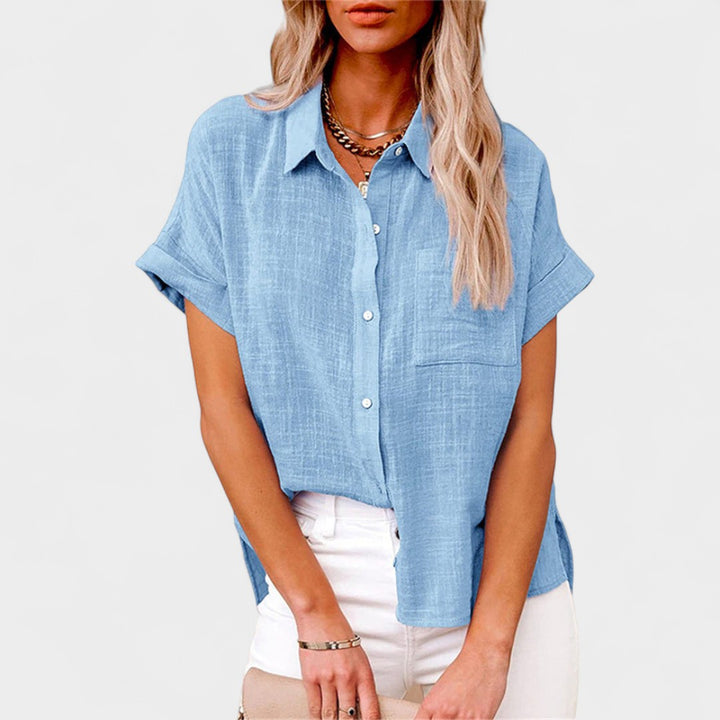 NORTHLINE STUDIO | RELAXED BUTTON BLOUSE