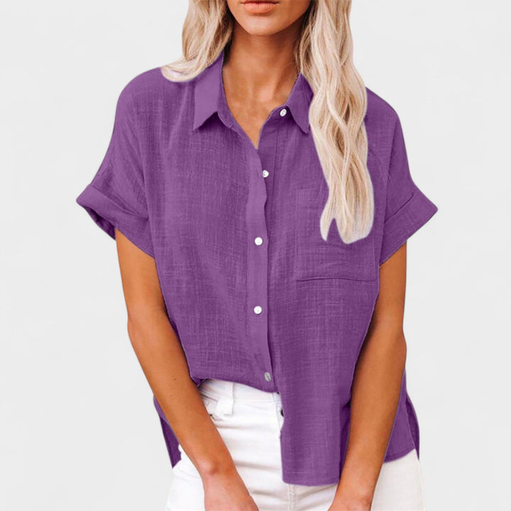 NORTHLINE STUDIO | RELAXED BUTTON BLOUSE