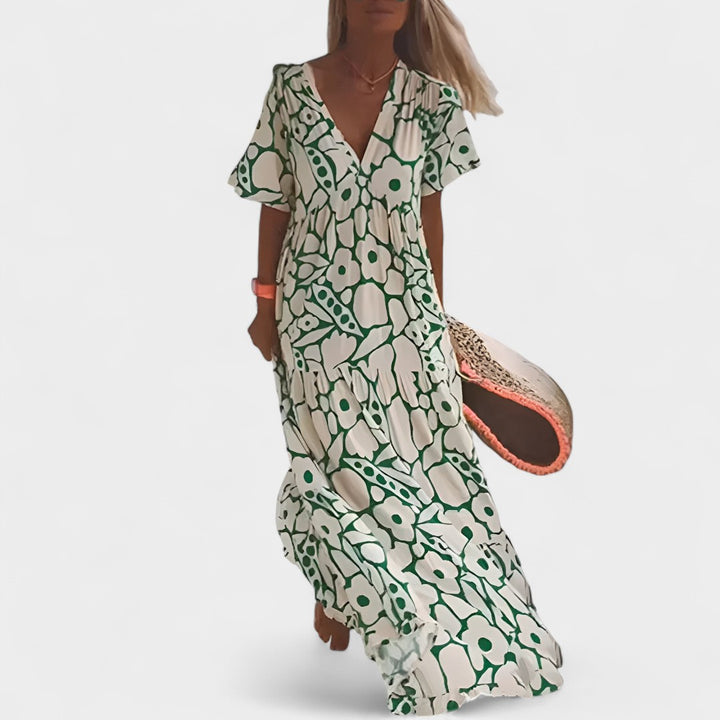 CHRISTIE | RELAXED FLORAL MAXI DRESS