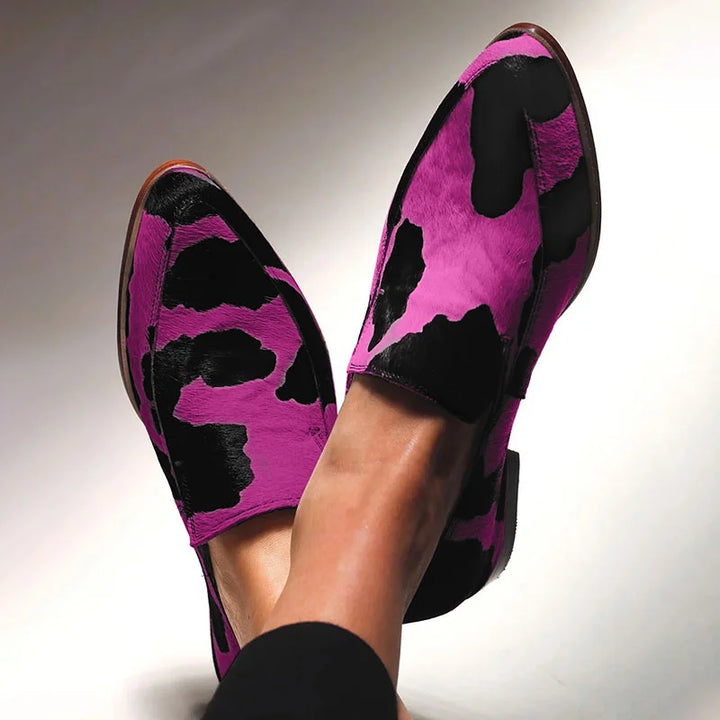 HARPER & JUNE | STATEMENT ANIMAL-PRINT LOAFERS