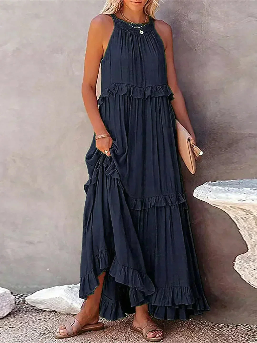 LUCIA | RELAXED TIERED MAXI DRESS