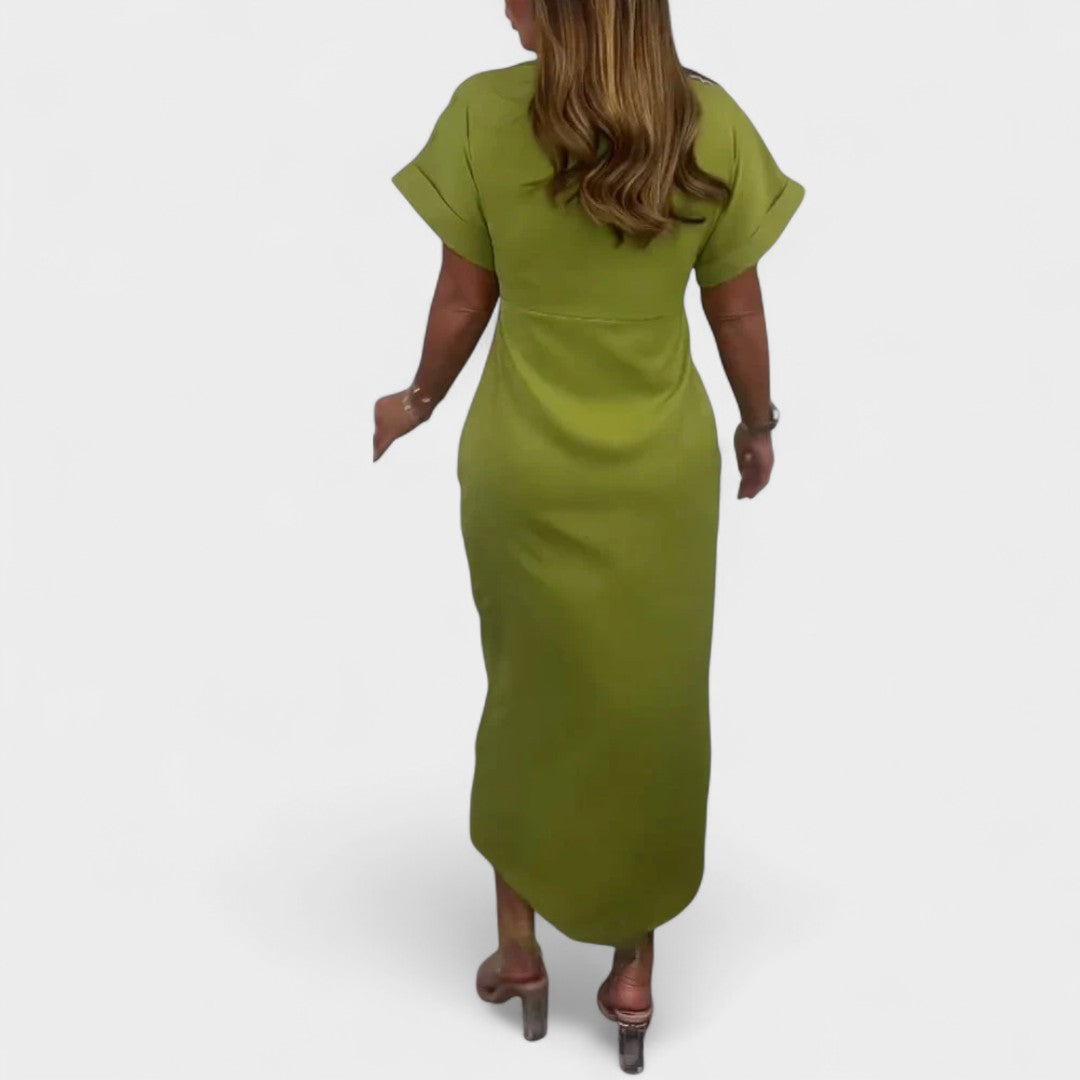 NICOLE | TIE-FRONT SHIRT DRESS