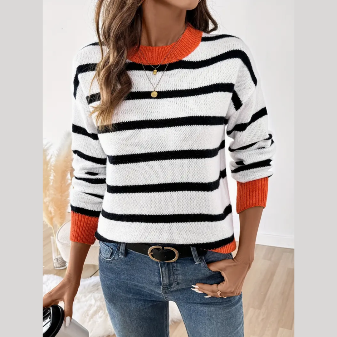 NORTHLINE STUDIO | Elegant Crew Neck Sweater