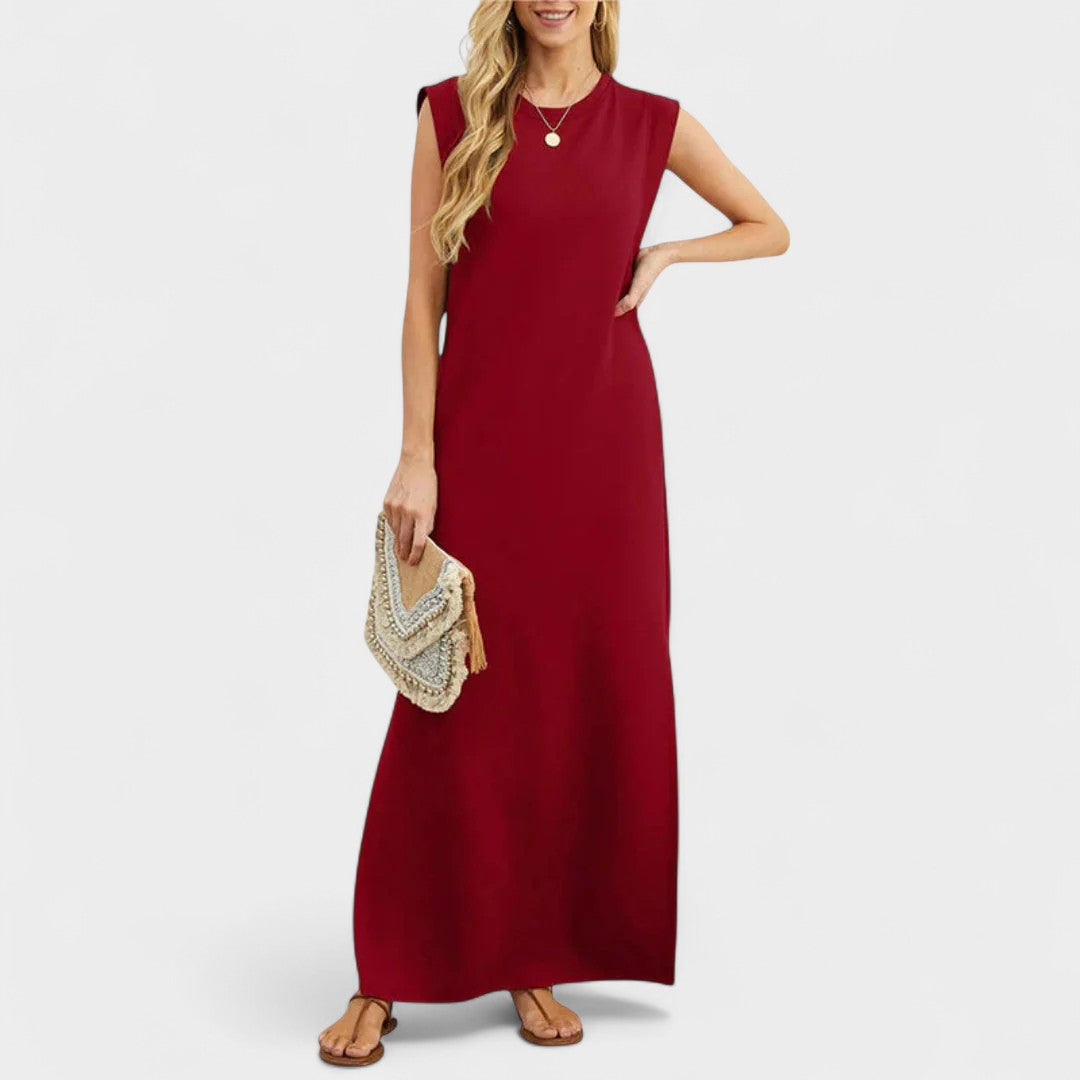 ELENA | SLEEVELESS MAXI DRESS