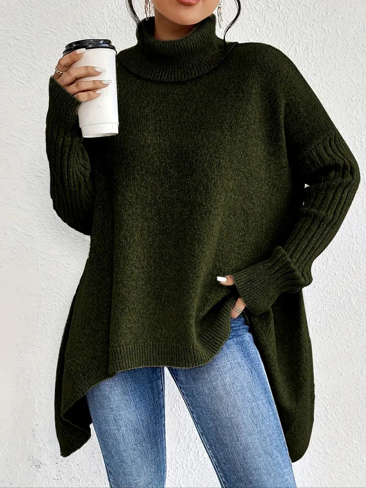 RELAXED TURTLENECK SWEATER