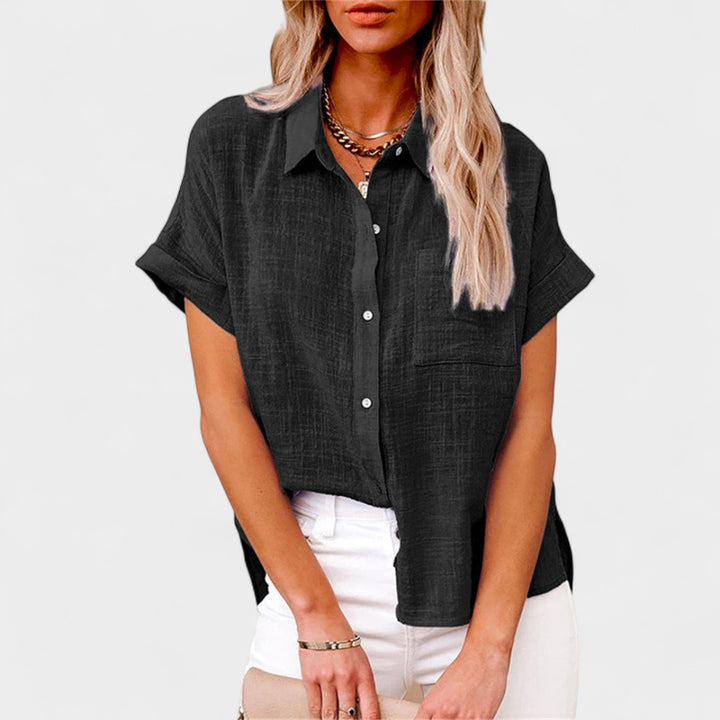 NORTHLINE STUDIO | RELAXED BUTTON BLOUSE