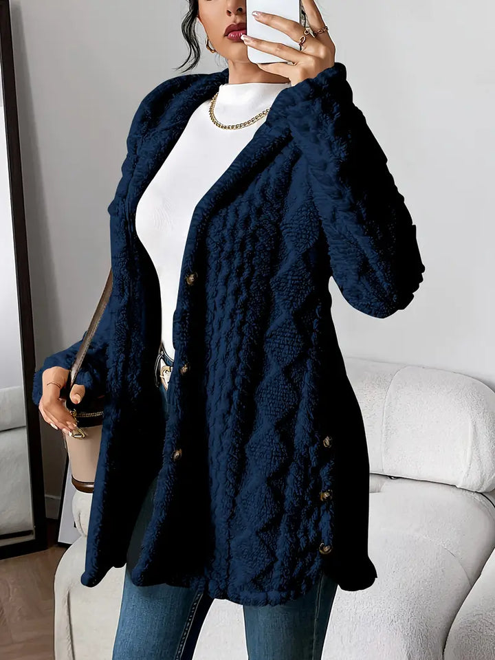 NORTHLINE STUDIO | Plush Hooded Cardigan