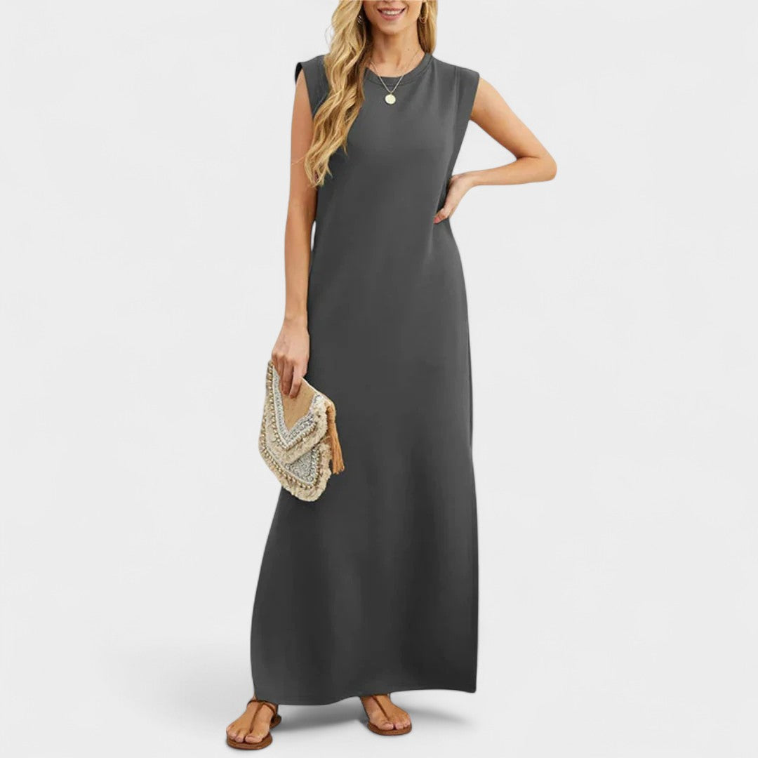ELENA | SLEEVELESS MAXI DRESS