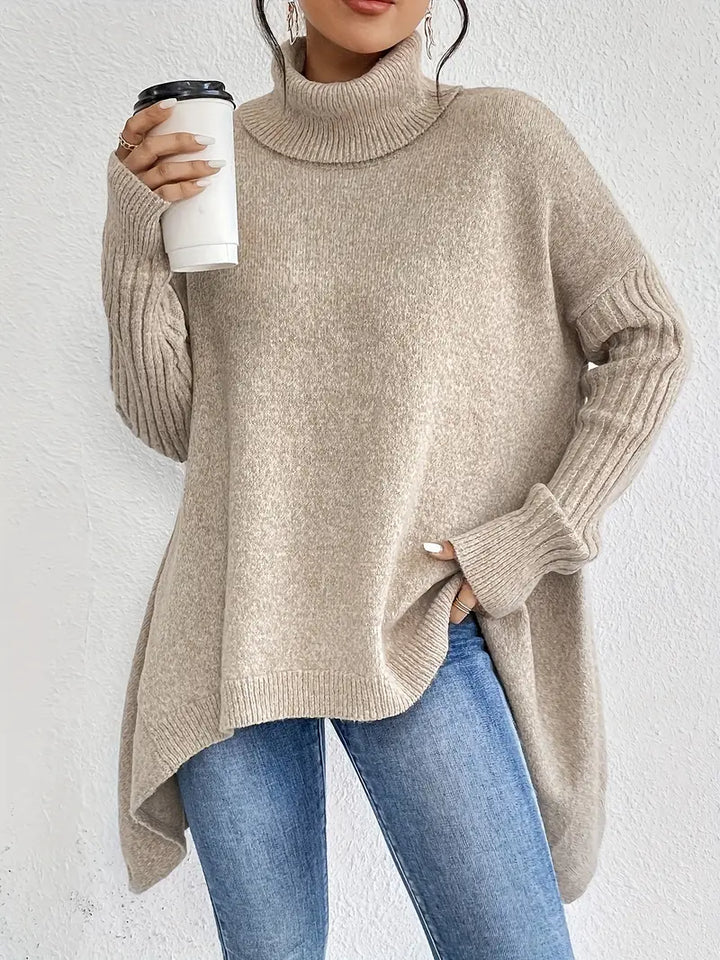 RELAXED TURTLENECK SWEATER