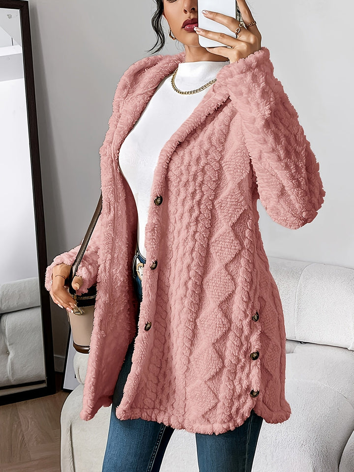 NORTHLINE STUDIO | Plush Hooded Cardigan