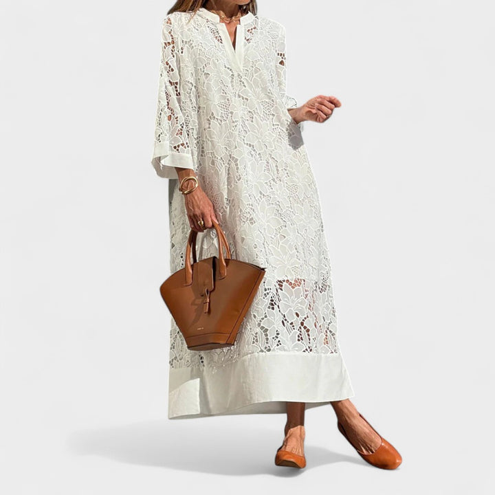 CLAIRE | LACE MIDI DRESS