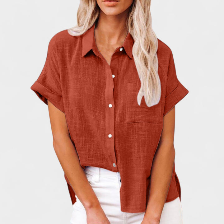 NORTHLINE STUDIO | RELAXED BUTTON BLOUSE