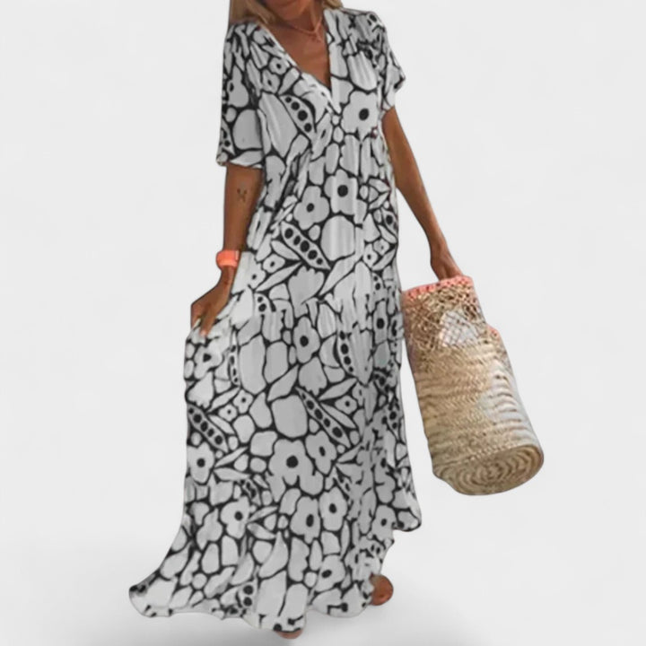 CHRISTIE | RELAXED FLORAL MAXI DRESS