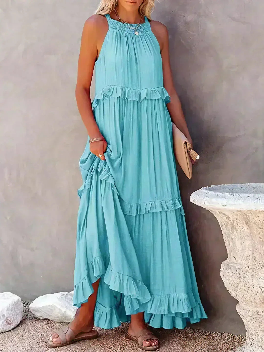 LUCIA | RELAXED TIERED MAXI DRESS