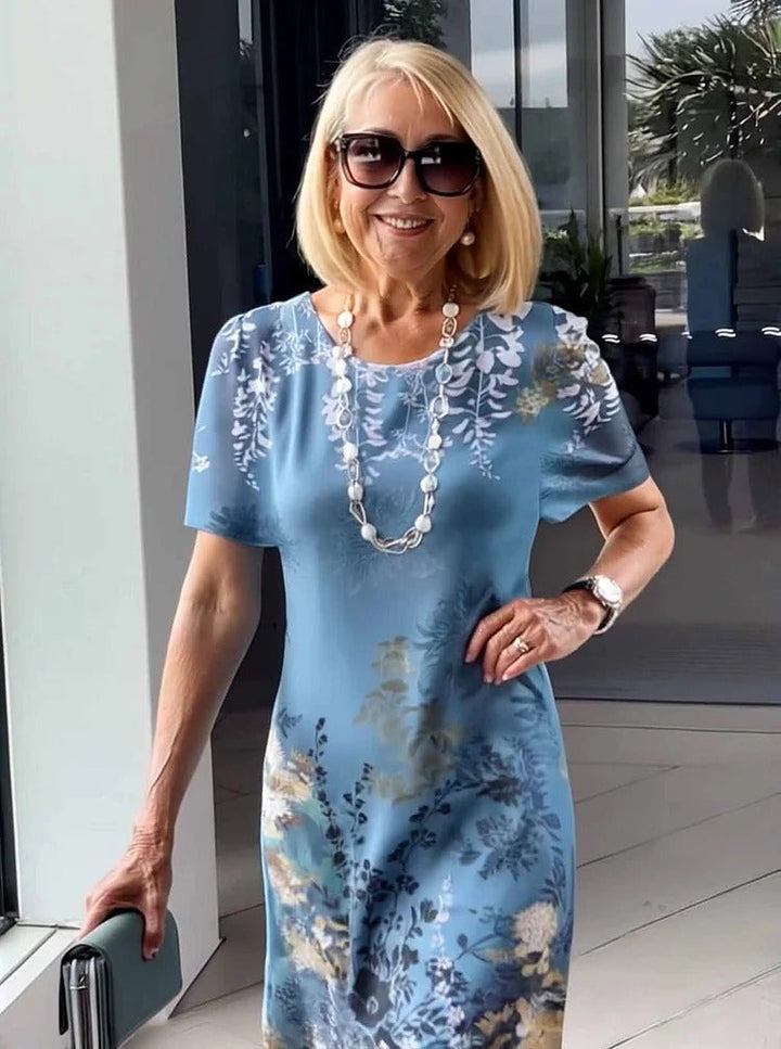 CATHERINE | RELAXED FLORAL SHIFT DRESS