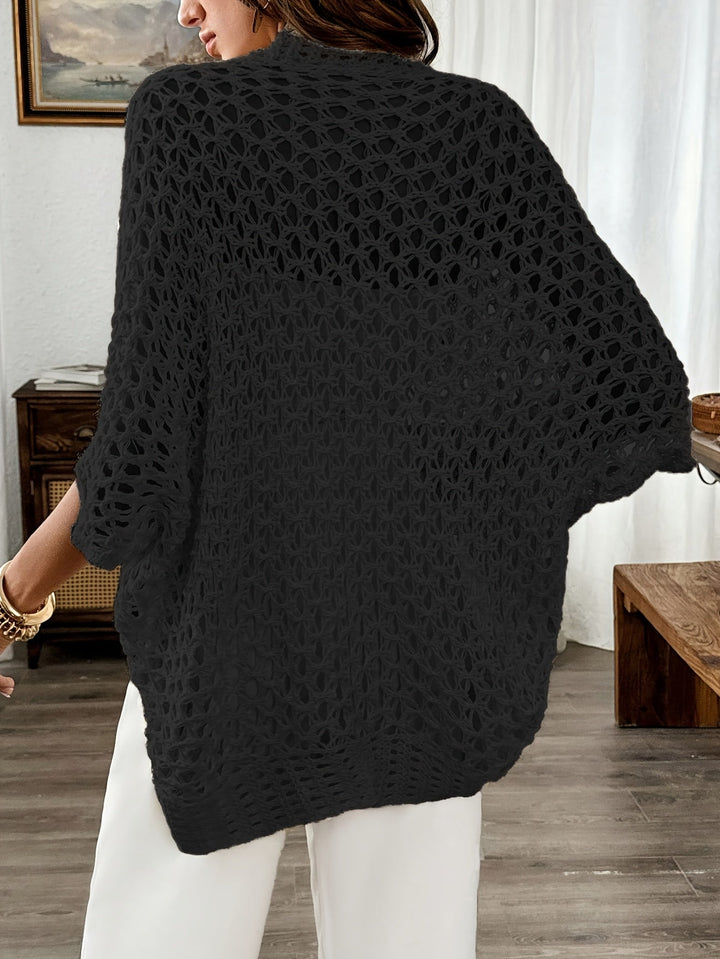 NORTHLINE STUDIO | OPEN-WEAVE CROCHET CARDIGAN