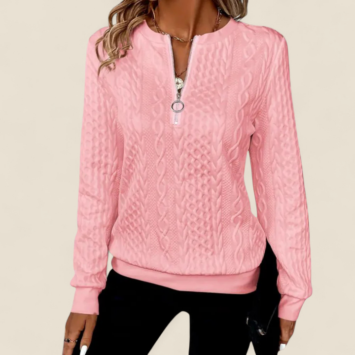 Esme | Zip Up Sweater