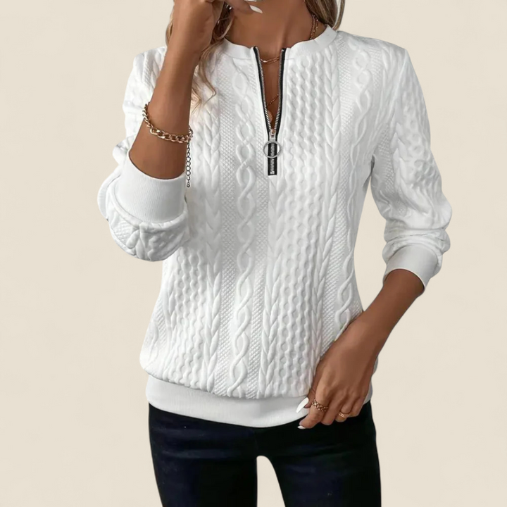 Esme | Zip Up Sweater