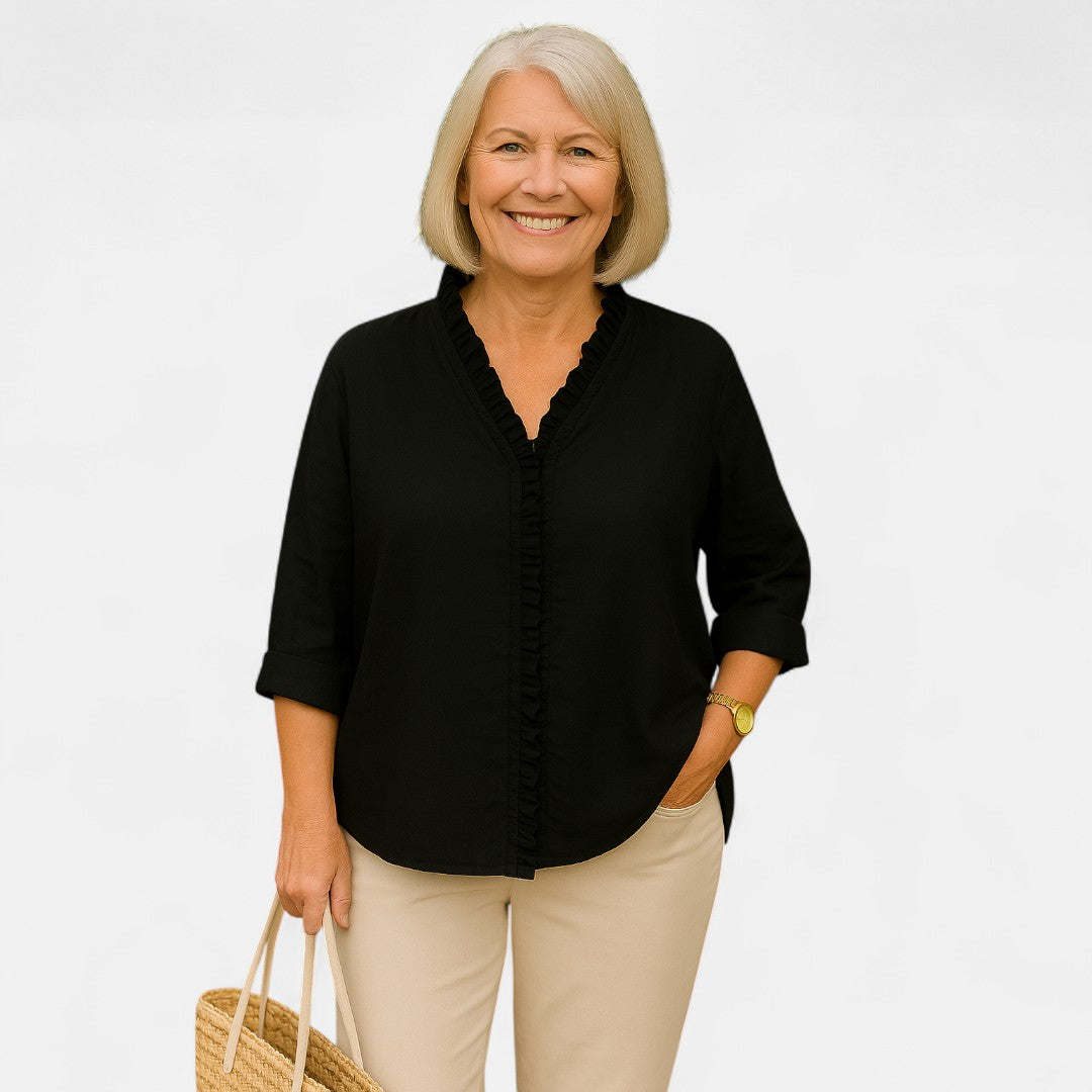 NORTHLINE STUDIO™ | Cozy Ruffle Blouse