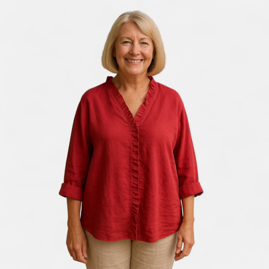 NORTHLINE STUDIO™ | Cozy Ruffle Blouse