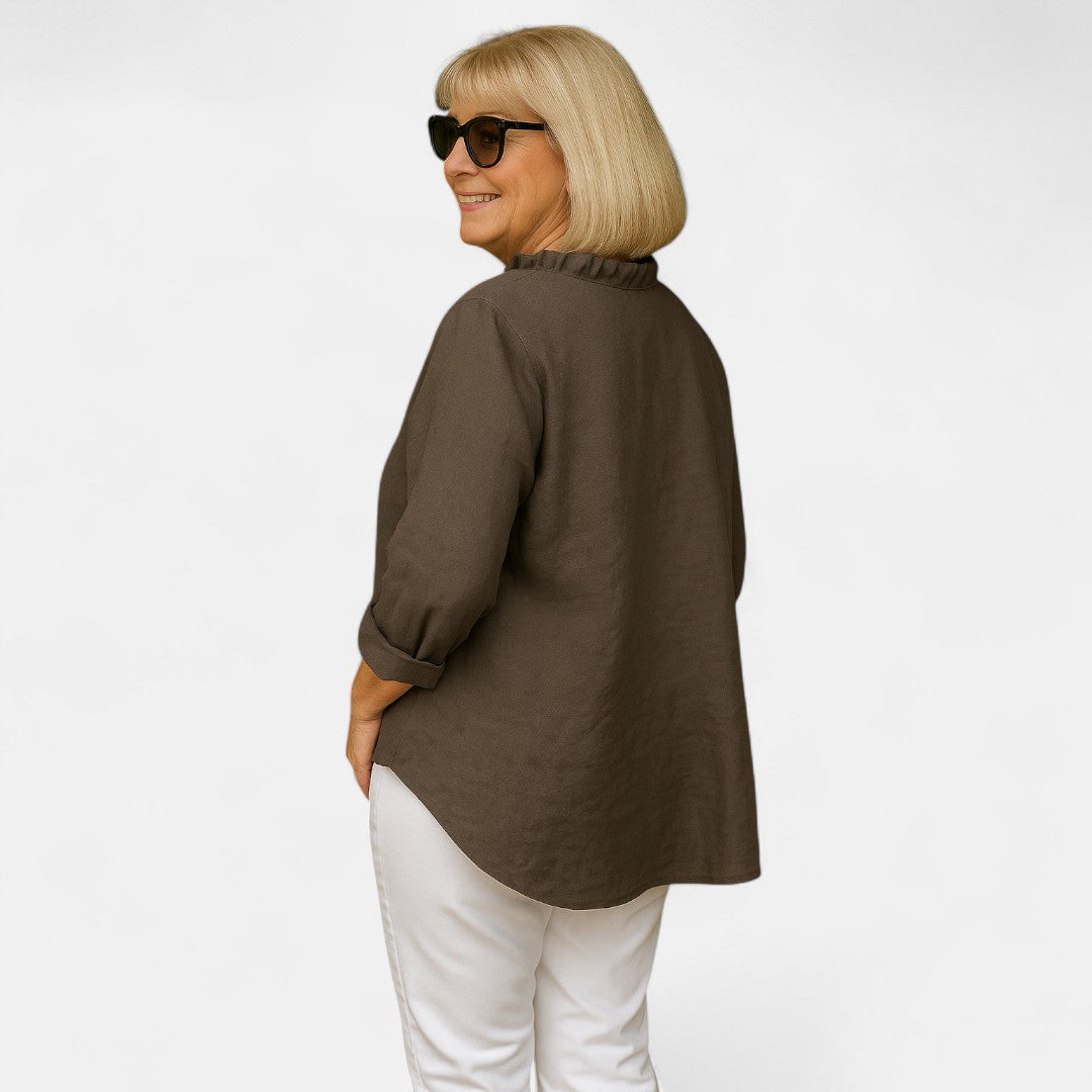 NORTHLINE STUDIO™ | Cozy Ruffle Blouse