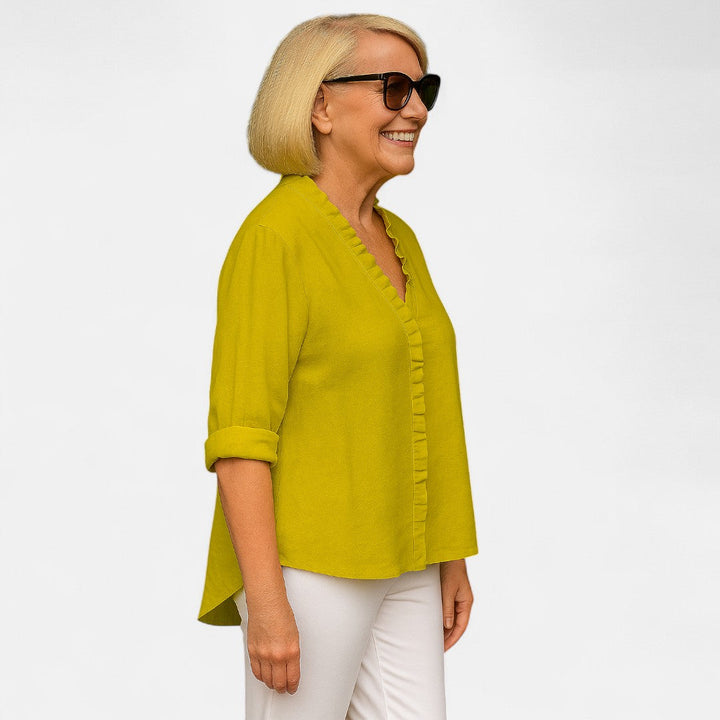 NORTHLINE STUDIO™ | Cozy Ruffle Blouse