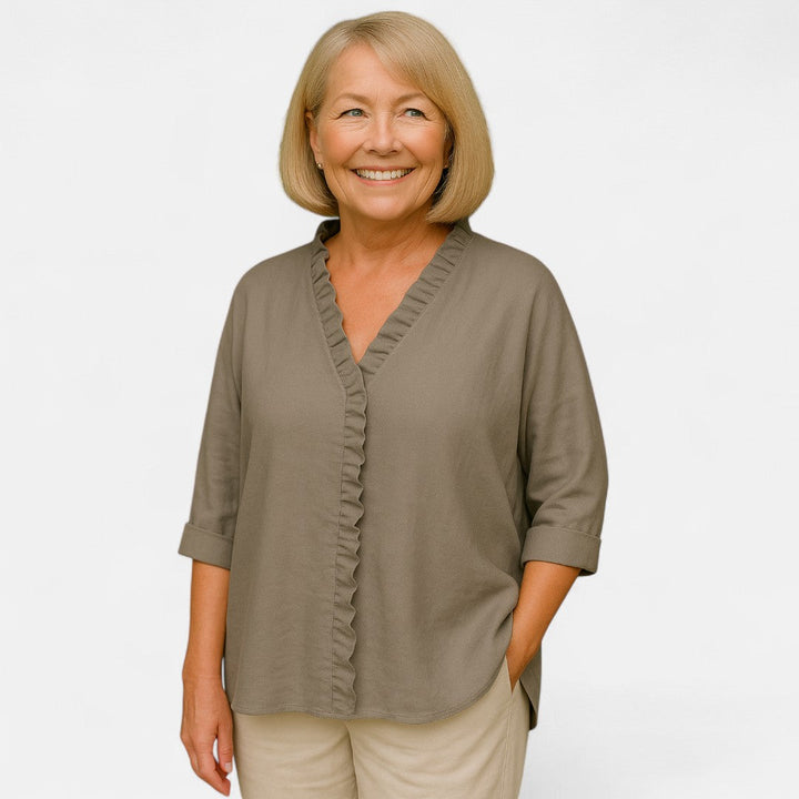 NORTHLINE STUDIO™ | Cozy Ruffle Blouse