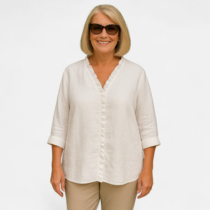 NORTHLINE STUDIO™ | Cozy Ruffle Blouse