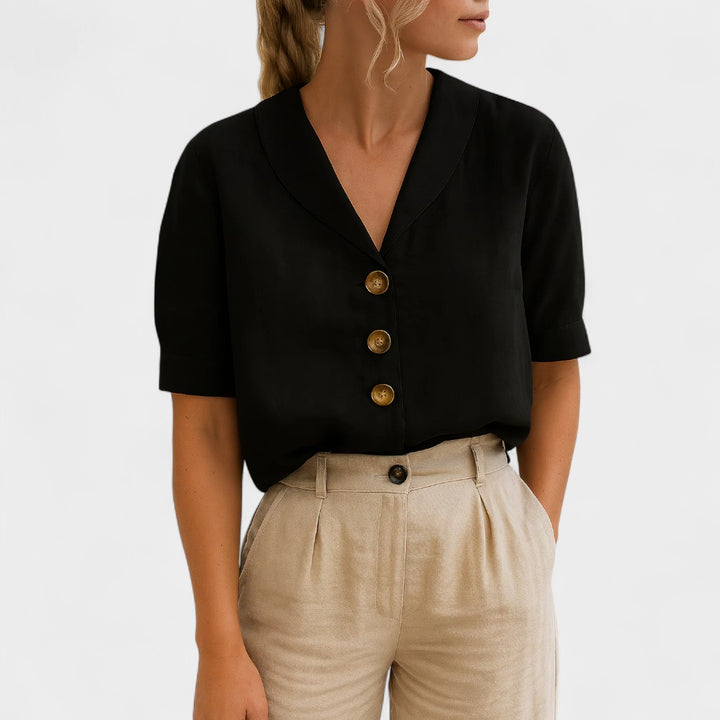 NORTHLINE STUDIO | BUTTON FRONT BLOUSE