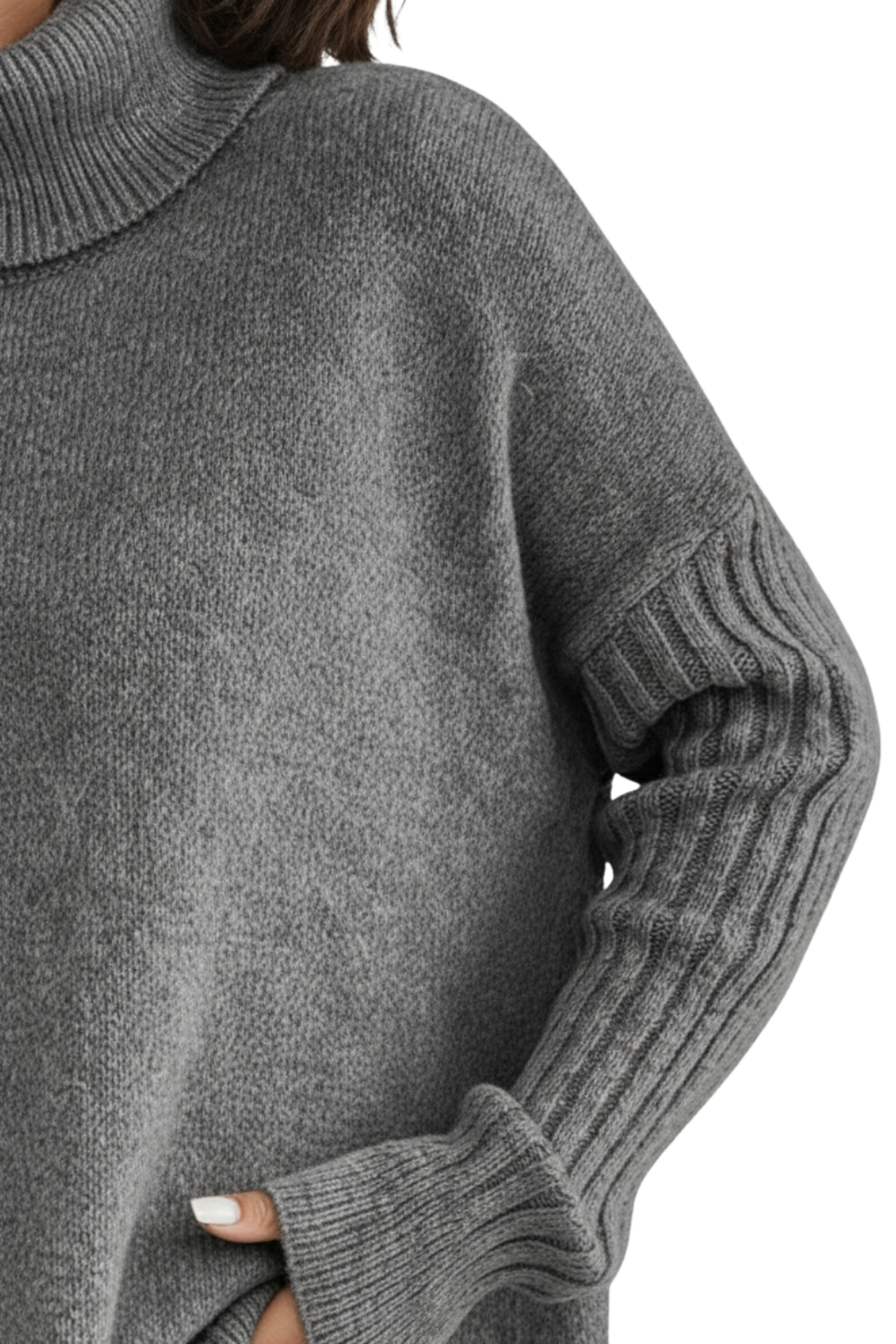 NORTHLINE STUDIO | RELAXED TURTLENECK SWEATER
