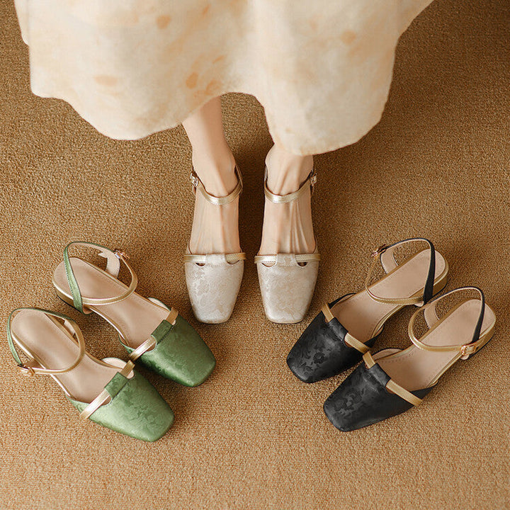 NORTHLINE STUDIO | CONTRAST SLINGBACK HEELS